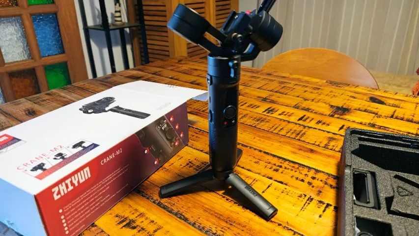 Estabilizador Zhiyun Crane M2 3 Eixos Gimbal Câmera ou Celular - Foto 4