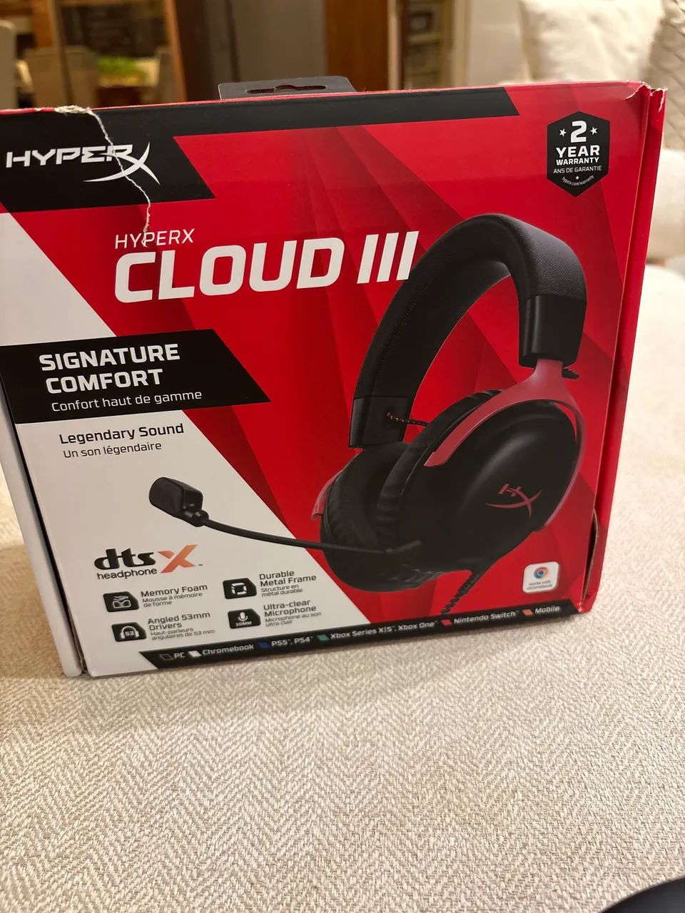     HyperX Cloud III - Excelente Estado - Foto 4