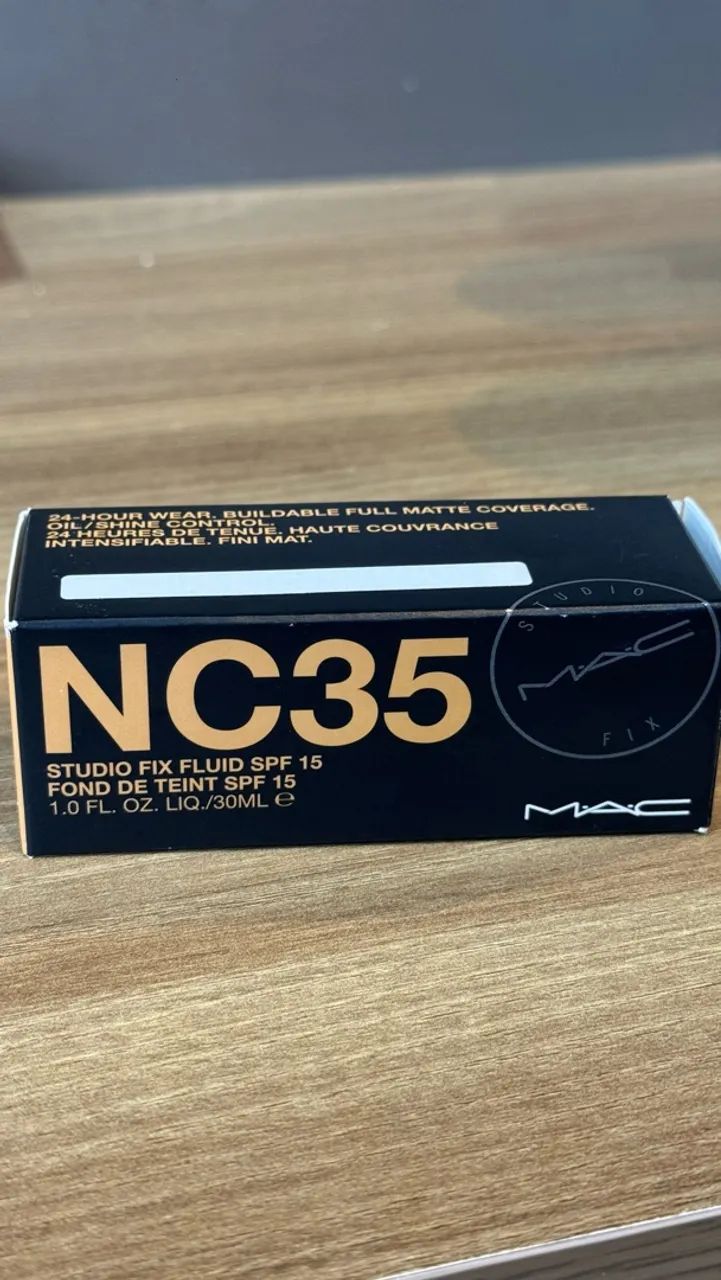 Base MAC Studio Fix Fluid NC35 30ml Original Nova - A Mais Vendida - Foto 2