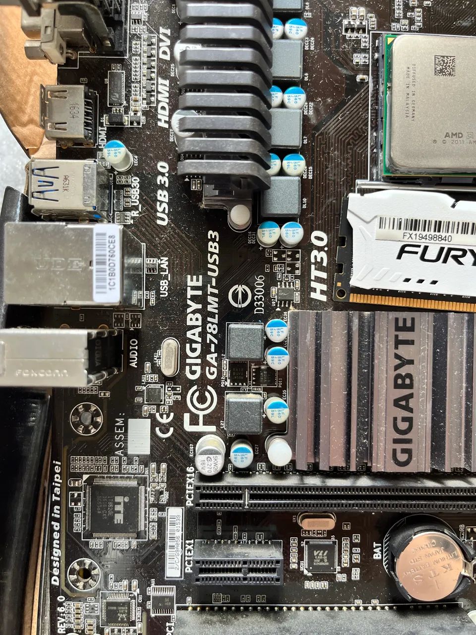 Kit Upgrade Amd Fx 8300 + Ga-78lmt-usb3 + 8gb Ram Hyperx - Foto 2