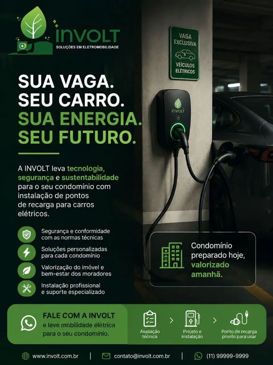 Instalação de Wallbox/ carregador veicular 