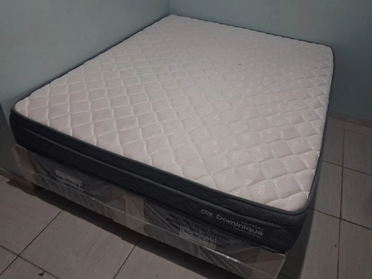 Cama Queen size luxo semi nova - Foto 4