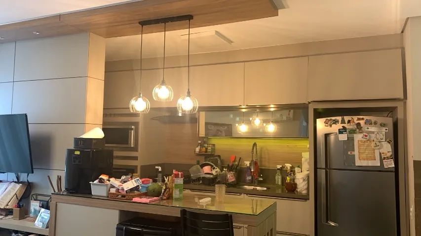 Sala de tv completa com bancada em MDF em excelente estado - Foto 3
