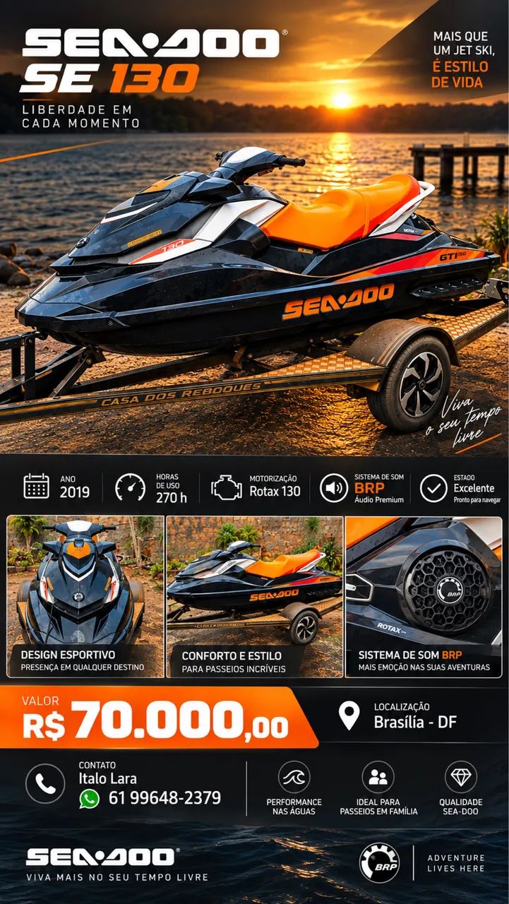 Jet Ski Seadoo Se 130 