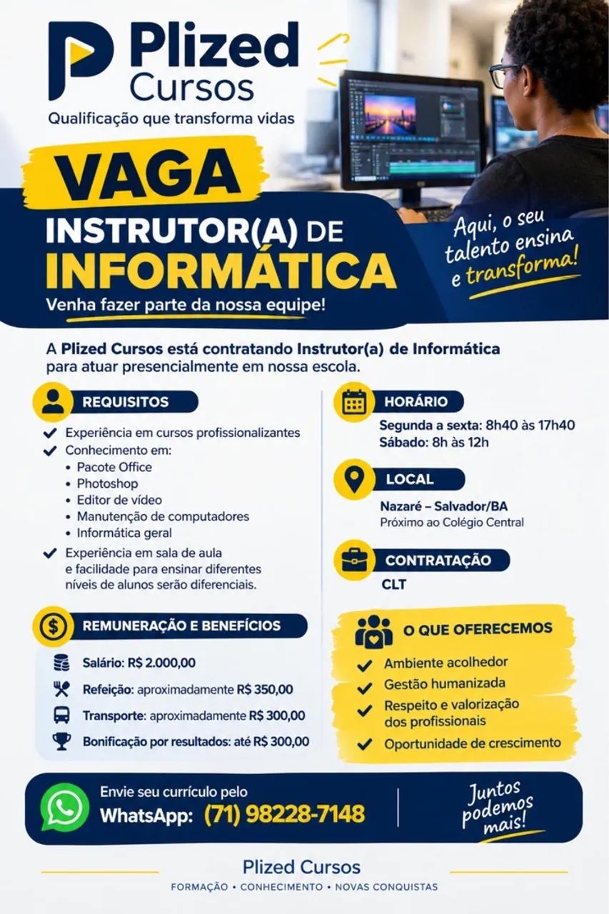 Instrutor de informática 