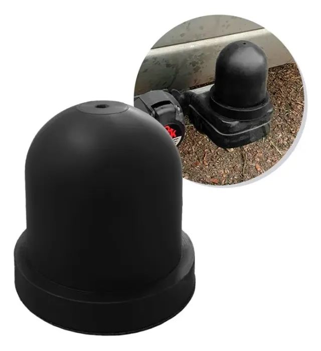  CAPA PRETA PARA ESFERA (BOLA) DE ENGATE 50MM - REBOQUE / CARRETINHA