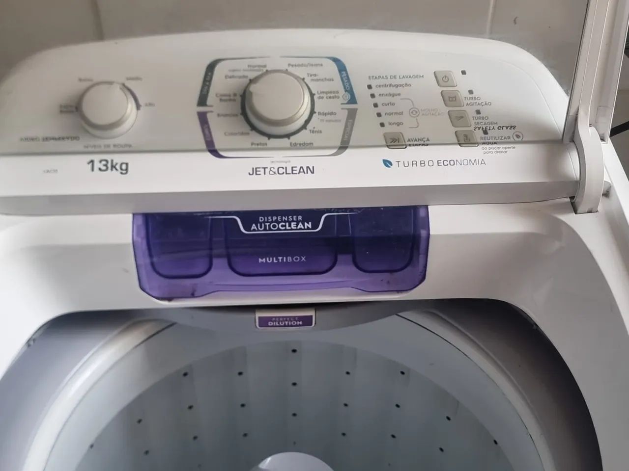 Máquina de Lavar Electrolux 13kg Branca Turbo Economia com Jet&Clean - Foto 6