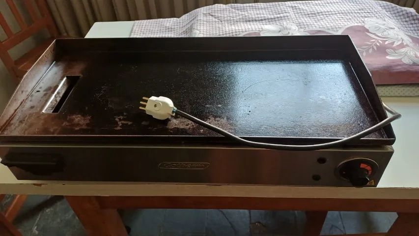 Chapa de lanche elétrica 