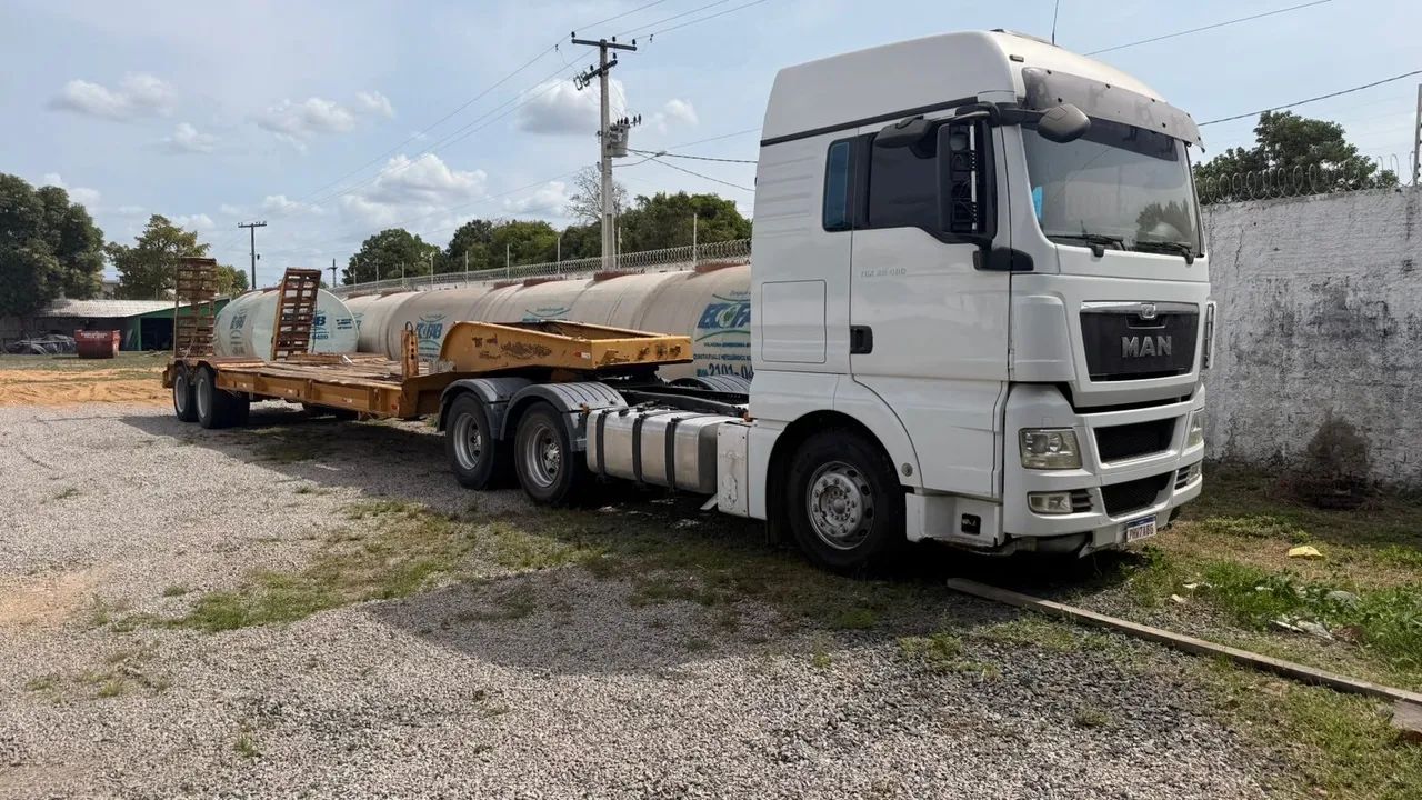 Caminhão traçado man com prancha  - Foto 4