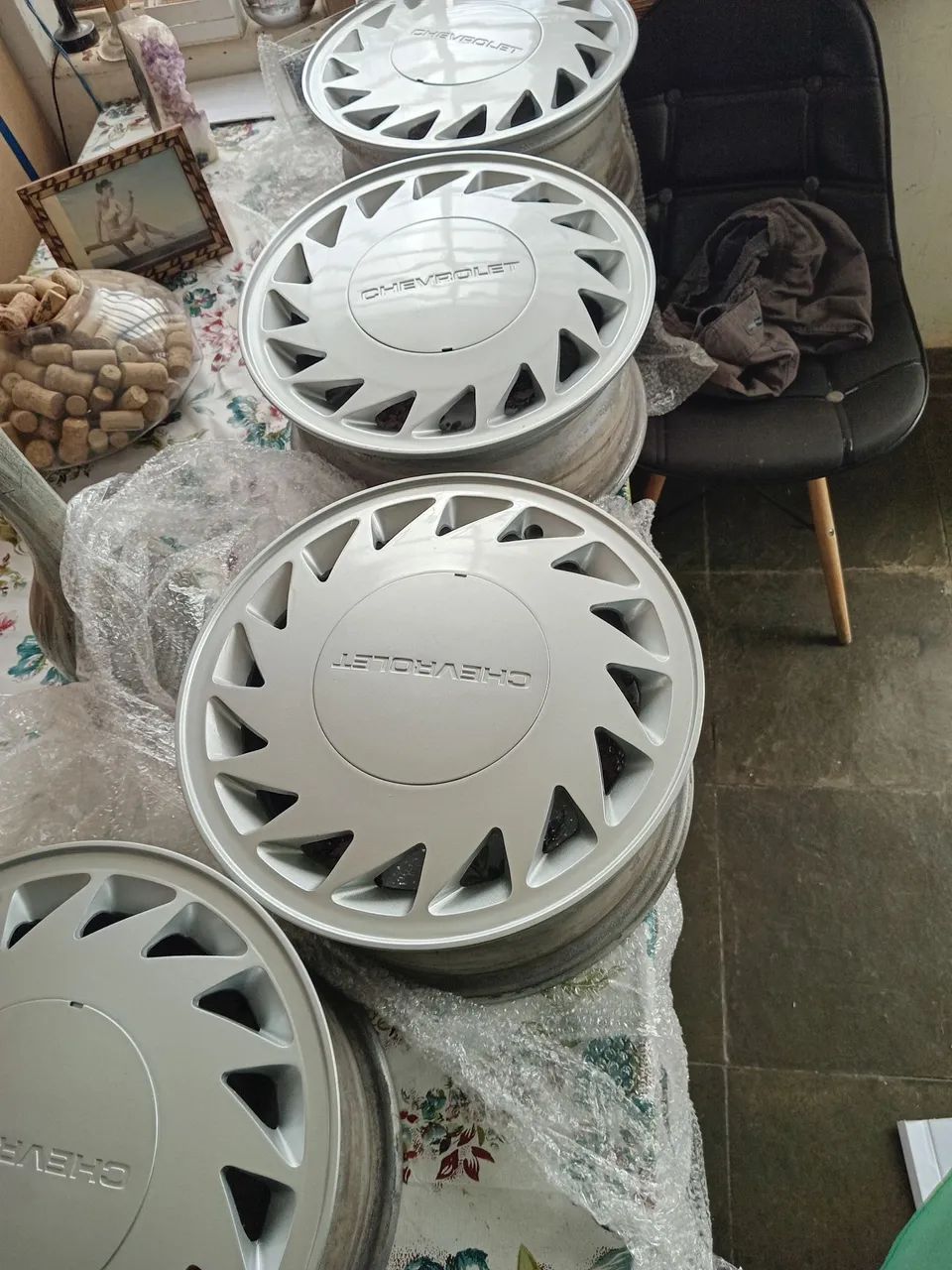 RODA OPALA  DIPLOMATA,CARAVAM ARO 14 EXCELENTE ESTADO ORIGINAL SEM DETALHES RARIDADE  - Foto 5