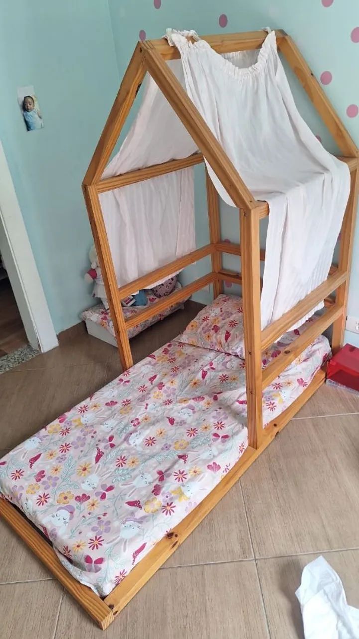 Cama Infantil Montessoriana com Colchão - Foto 5