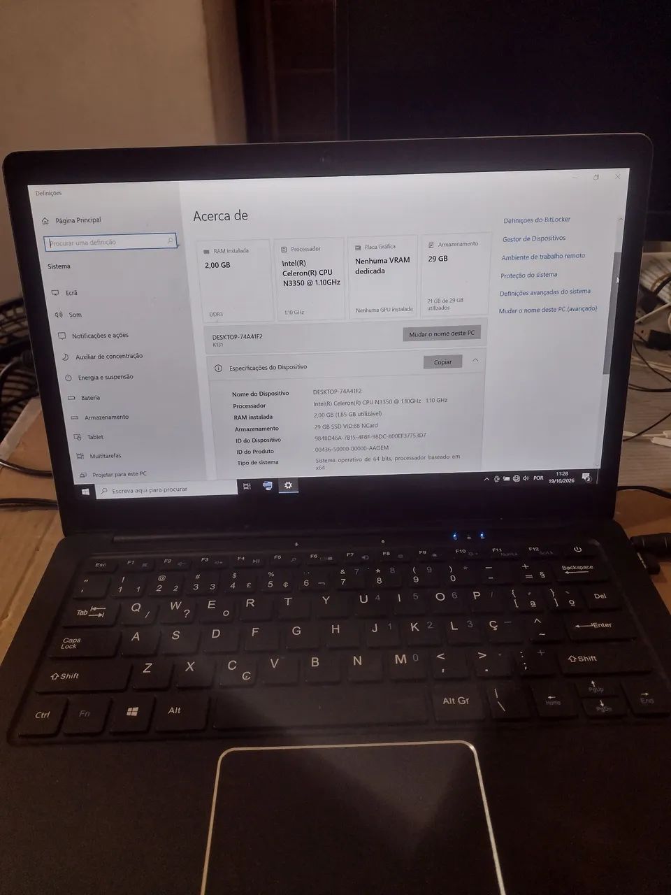 Notebook Qbex Happy K131<br>? Modelo Exato: Notebook-K131 - Foto 2