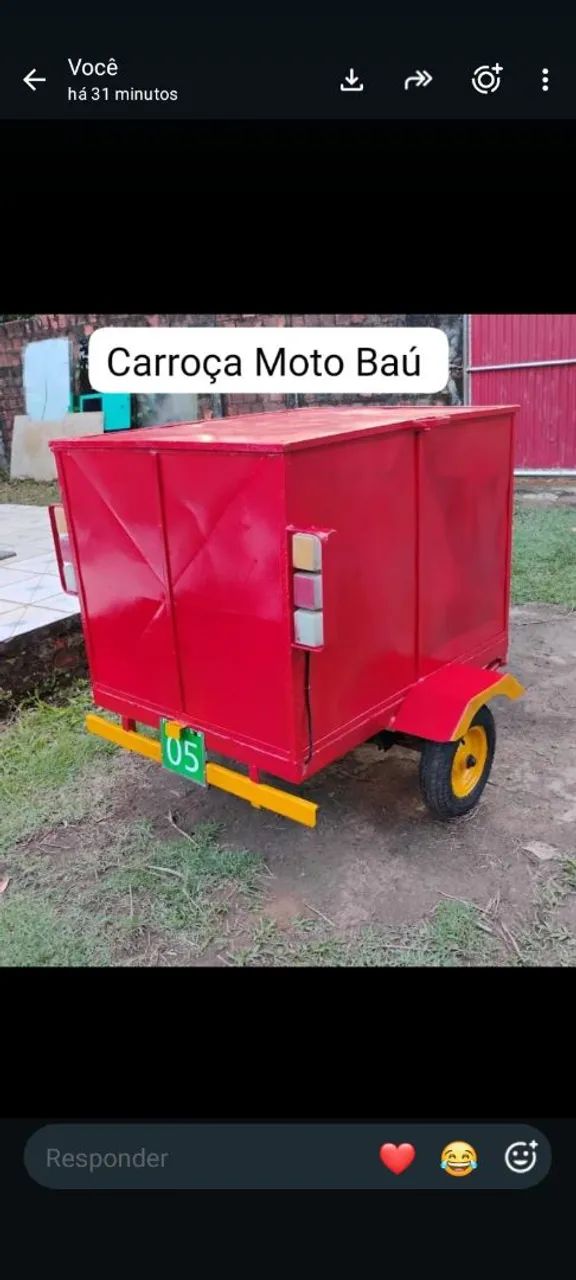 Carroça Moto Baú  - Foto 2