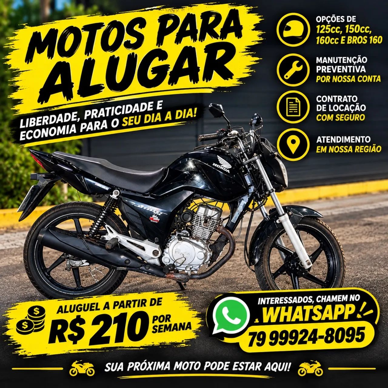 Moto aluguel