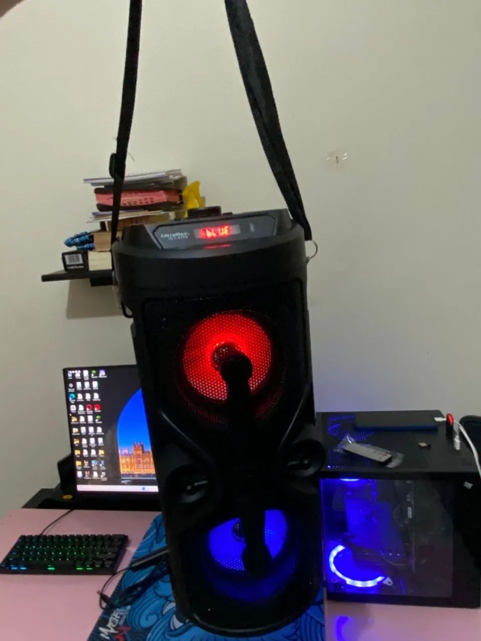 ? CAIXA DE SOM BLUETOOTH COM KARAOKÊ - Foto 3