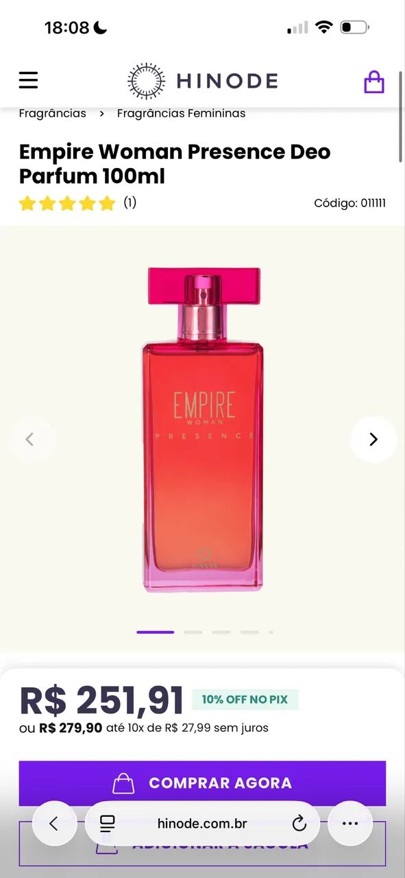 perfume doce
