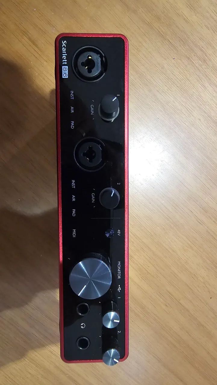 INTERFACE DE ÁUDIO - FOCUSRITE SCARLETT 8i6 - Foto 3