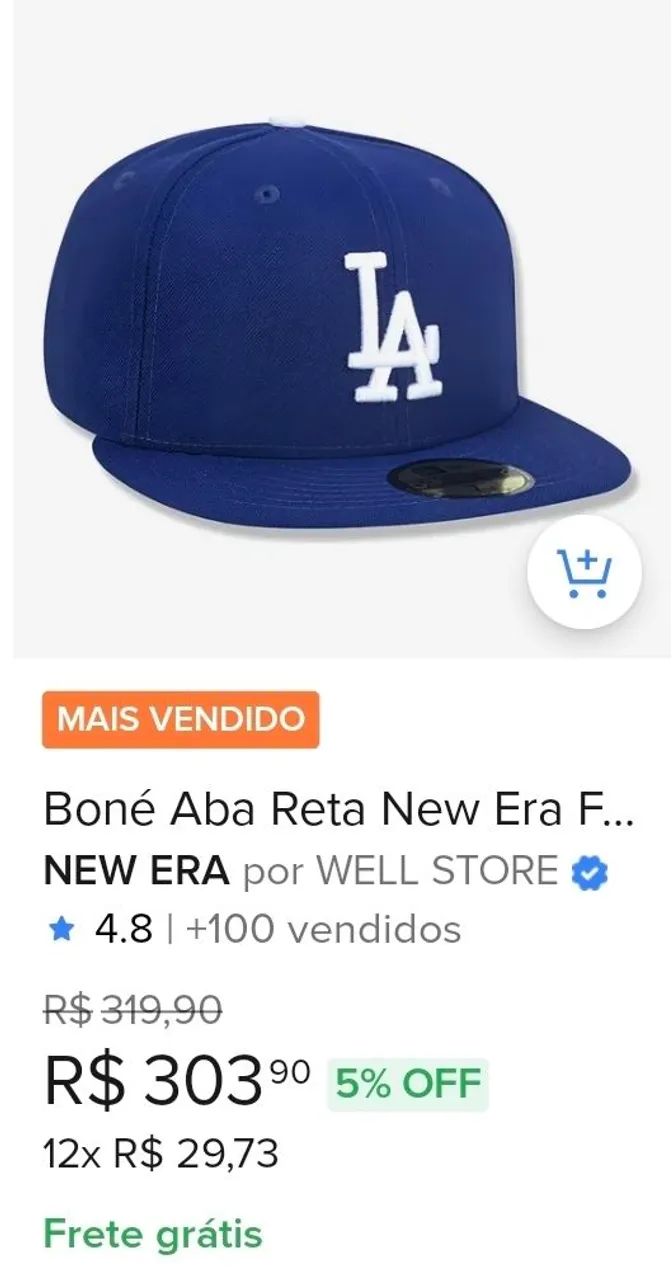 Boné New Era 59FIFTY Los Angeles Dodgers - Foto 2