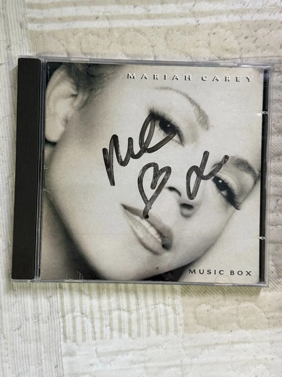 CD AUTOGRAFADO MARIAH CAREY MUSIC BOX