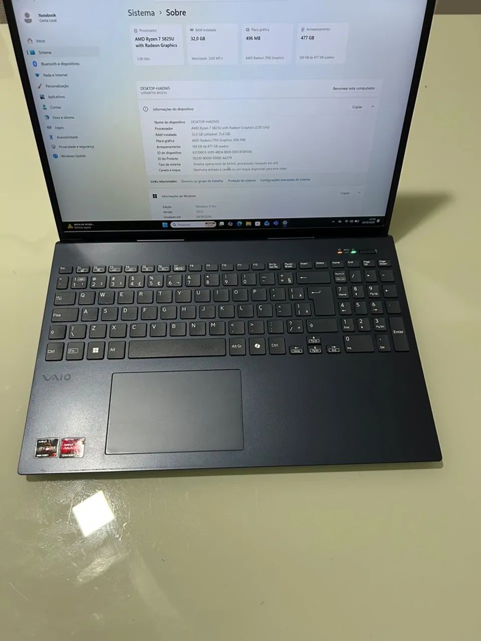 Notebook vaio fe 16 32gb de ram - Foto 4