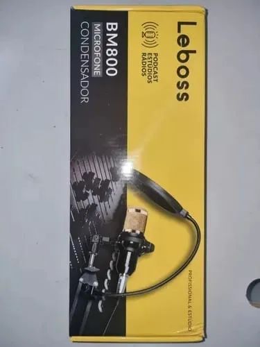 Microfone Condensador Com Suporte Articulado Leboss *ENTREGA GRÁTIS* - Foto 2