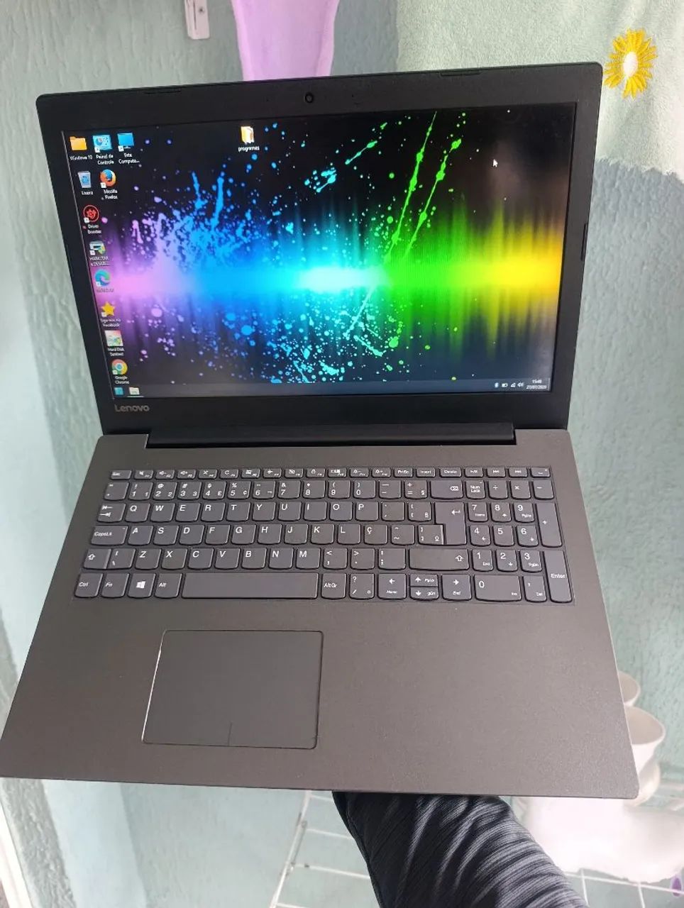 Notebook Lenovo bom para estudos com tela de 15.6 polegadas, HD de 500 gigas, 4 Gb de RAM - Foto 2