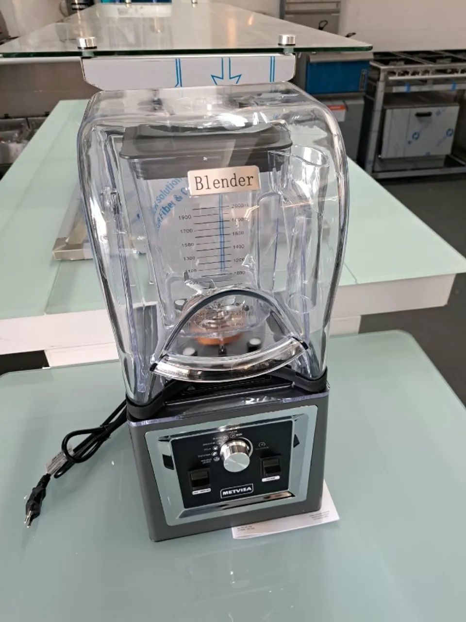 ac liquidificador basculante com abafador de ruido
