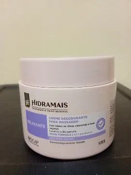 Creme de massagem relaxante 