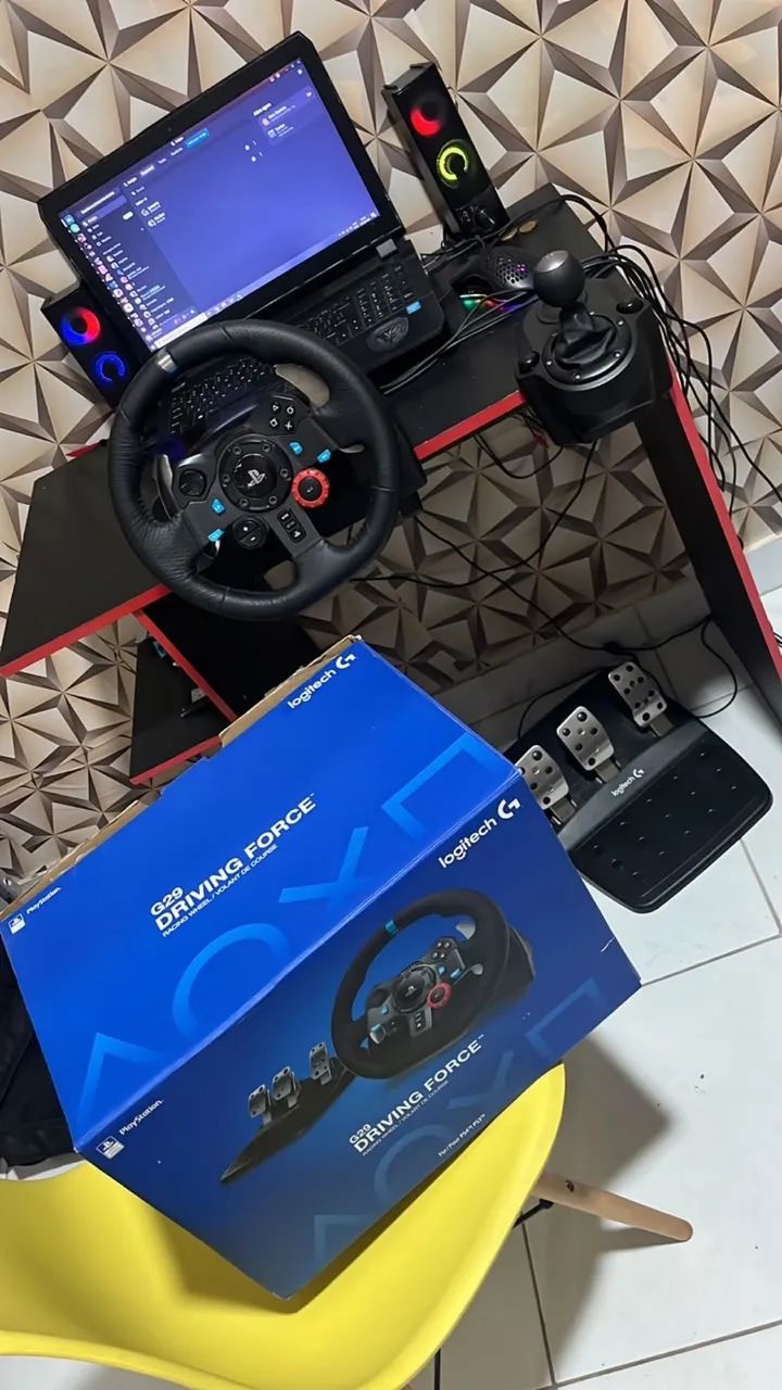Notebook gamer + volante g29