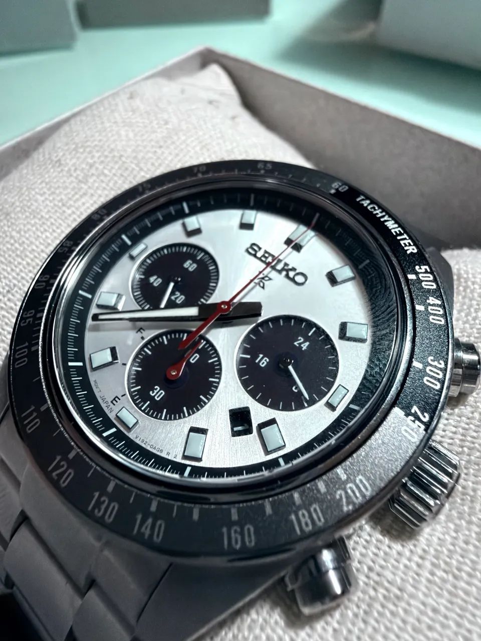 RELÓGIO SEIKO SPEEDTIMER PANDA  - Foto 4