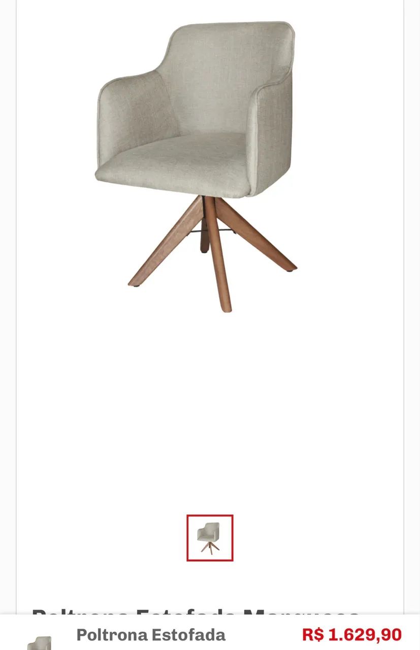 Poltrona giratória  - Foto 4