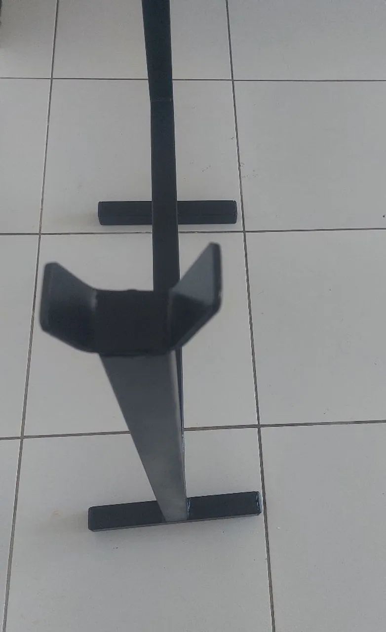 Suporte cavalete academia  para barra  - Foto 3