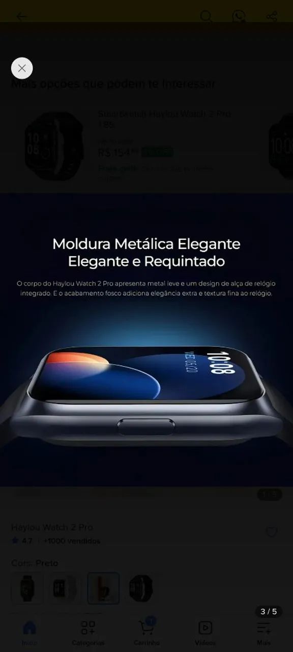 Relógio haylou Watch pro 2 - Foto 3