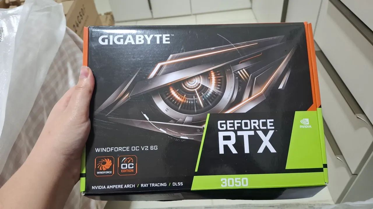 Placa de vídeo RTX 3050 6gb Windforce