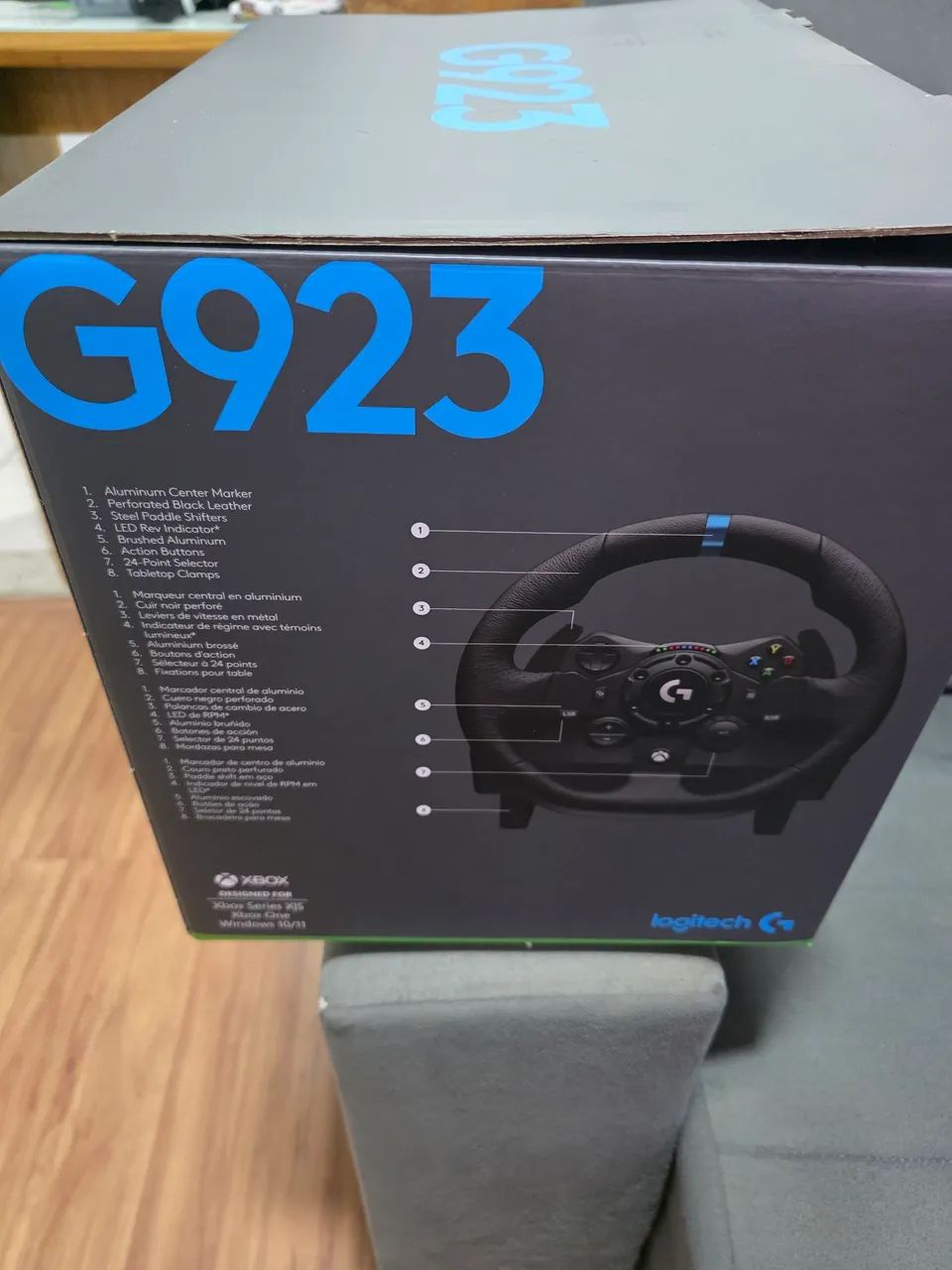 Volante Logitech G923 - TrueForce (XBOX e PC) - Foto 4