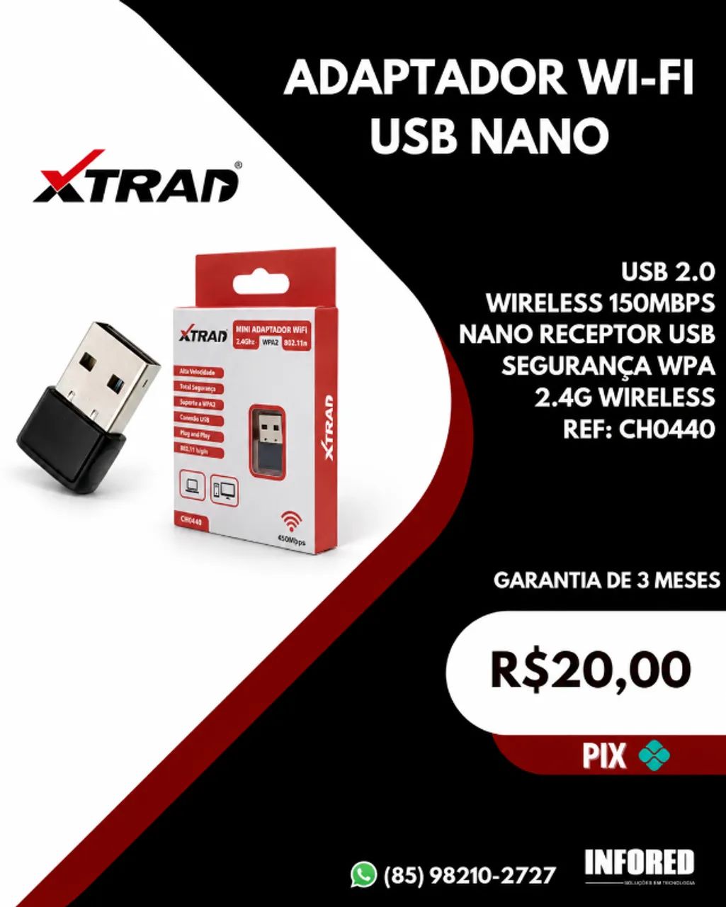Adaptadores Wireless USB em Oferta   - Foto 5