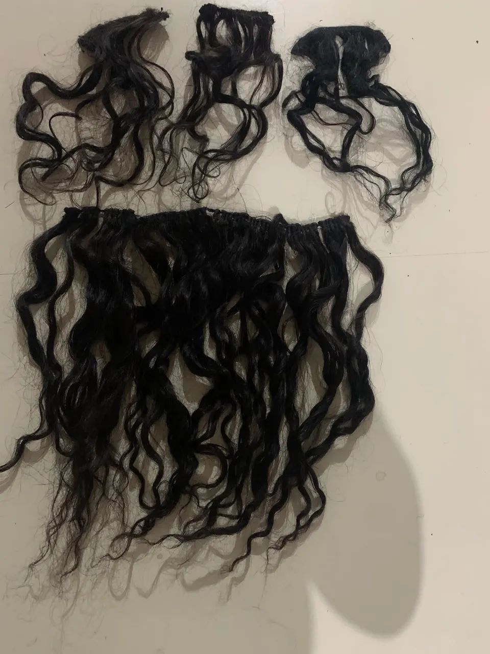 Vendo 4 telas de cabelo humano e ondulados  - Foto 2