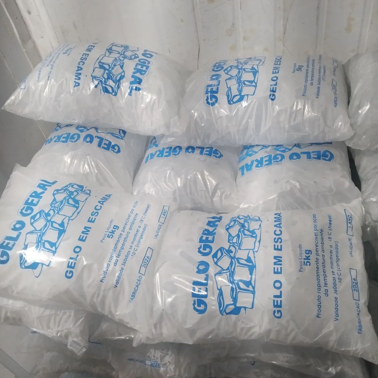 Embalagens para gelo filtrado e escama  - Foto 5