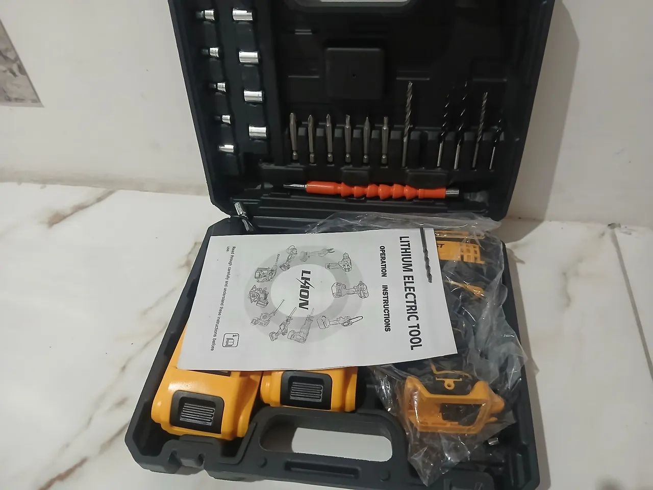 Kit Parafusadeira Indobest Com Acessórios e Maleta  - Foto 3