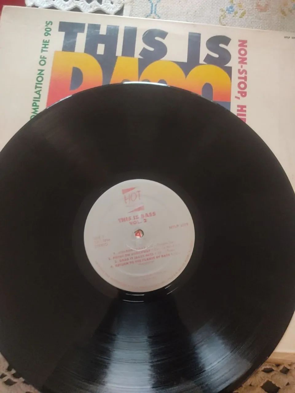 Disco de vinil this the bass