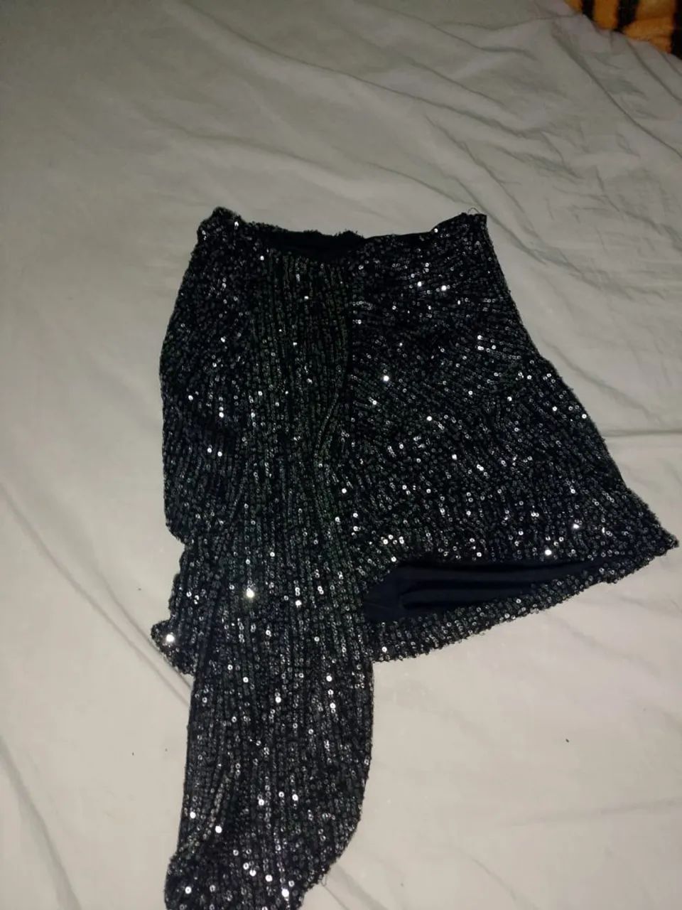 Saia de Paetê Preto  - Foto 2