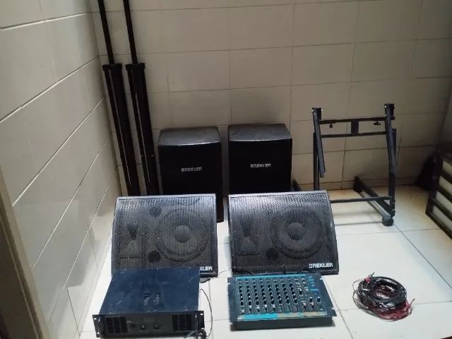 Som completo para banda ou DJ