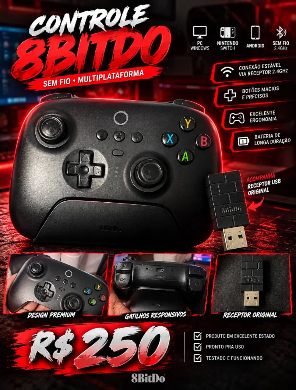 Controle 8bitDo