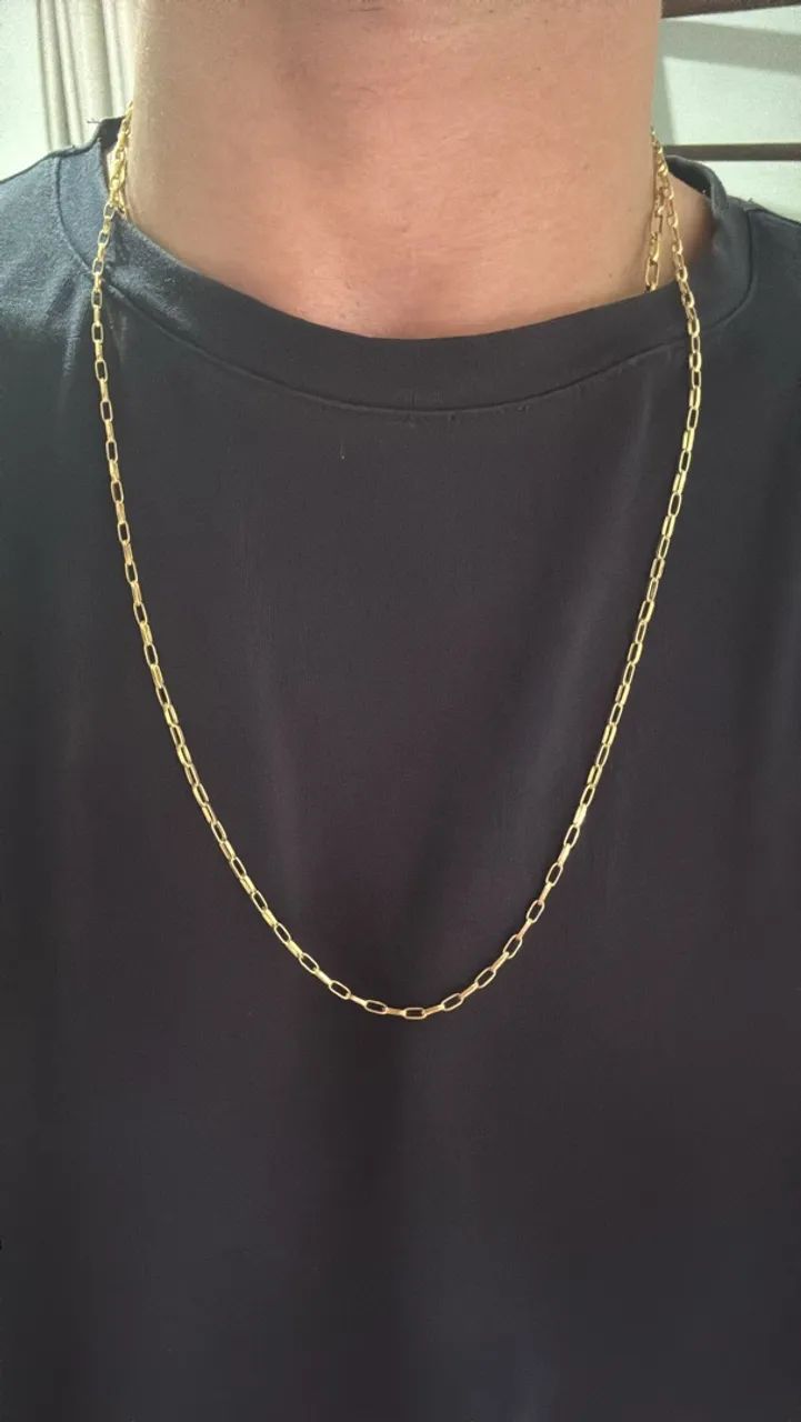 Cordão Ouro 18K maciço 8.6g - Foto 2