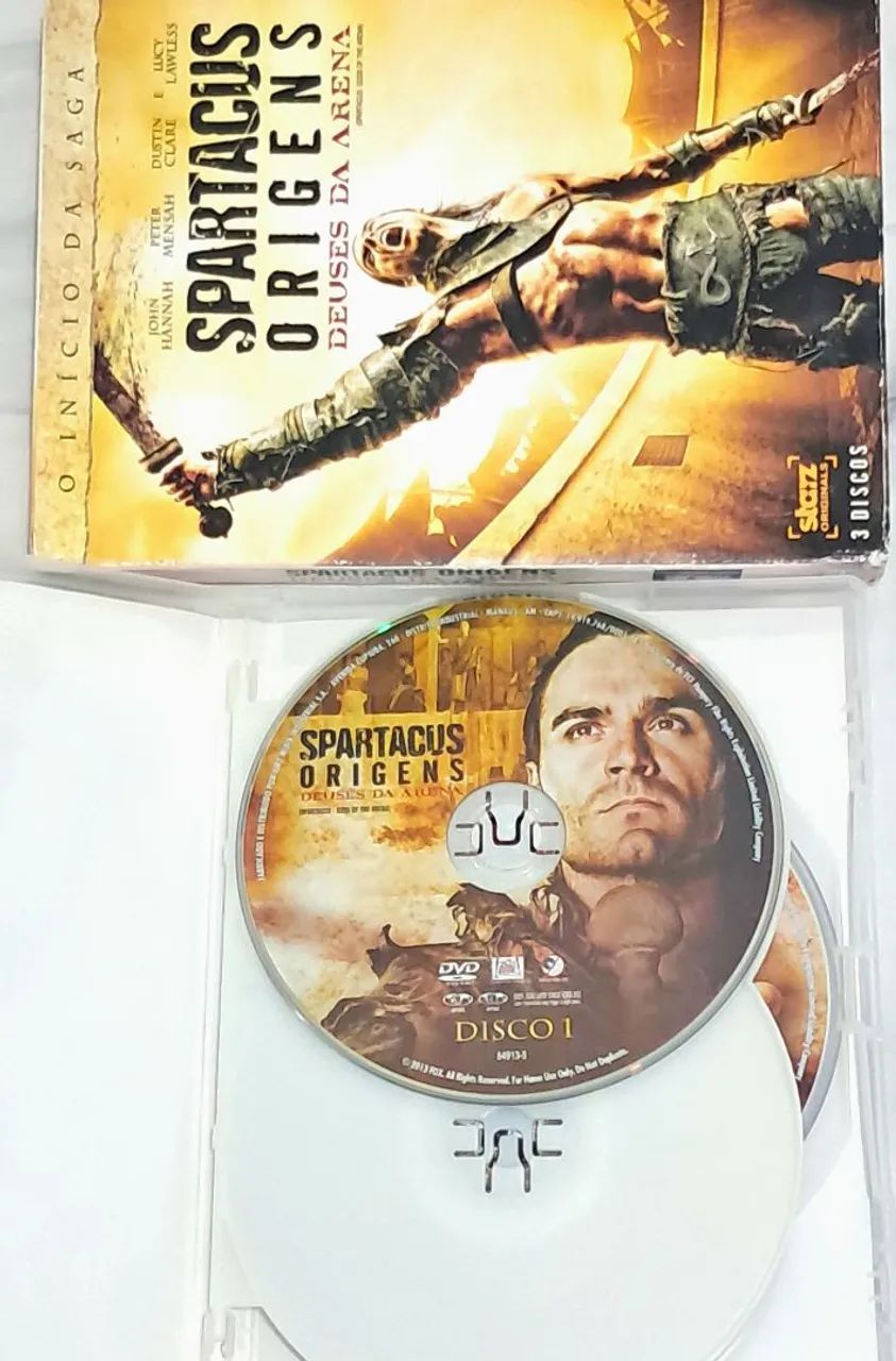 Box DVD Spartacus: Origens - Deuses da Arena (3 Discos - Luva Original) - Foto 3