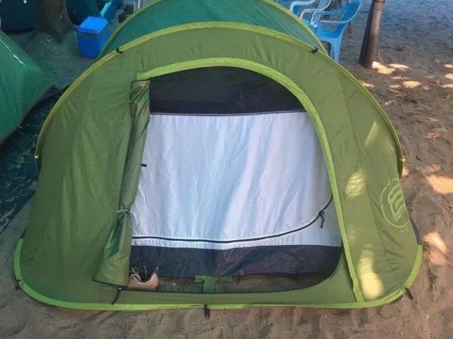 Barraca de Camping Quechua 2 Seconds para 3 Pessoas - Verde - Foto 2