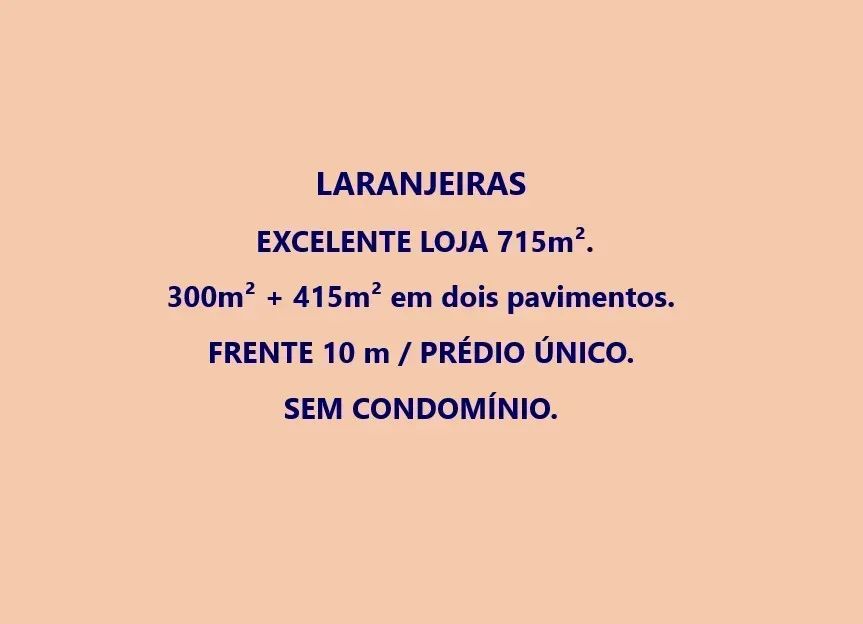 Laranjeiras  PONTO COMERCIAL DE DESTAQUE  Rua das LARANJEIRAS, 404