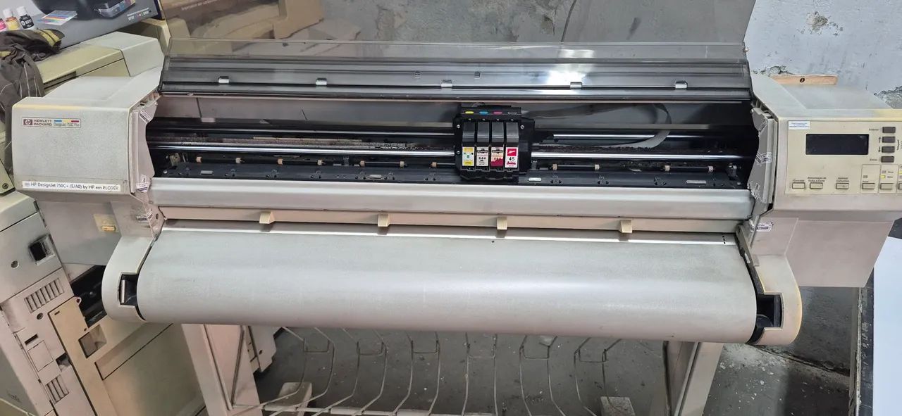 Plotter HP 750 c & Cartuchos Variados - Foto 4