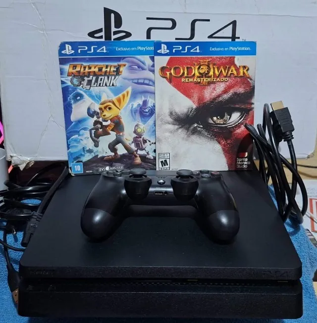 Playstation 4 500gb + 7 jogos - Jogos de Vídeo Game - Coelhos