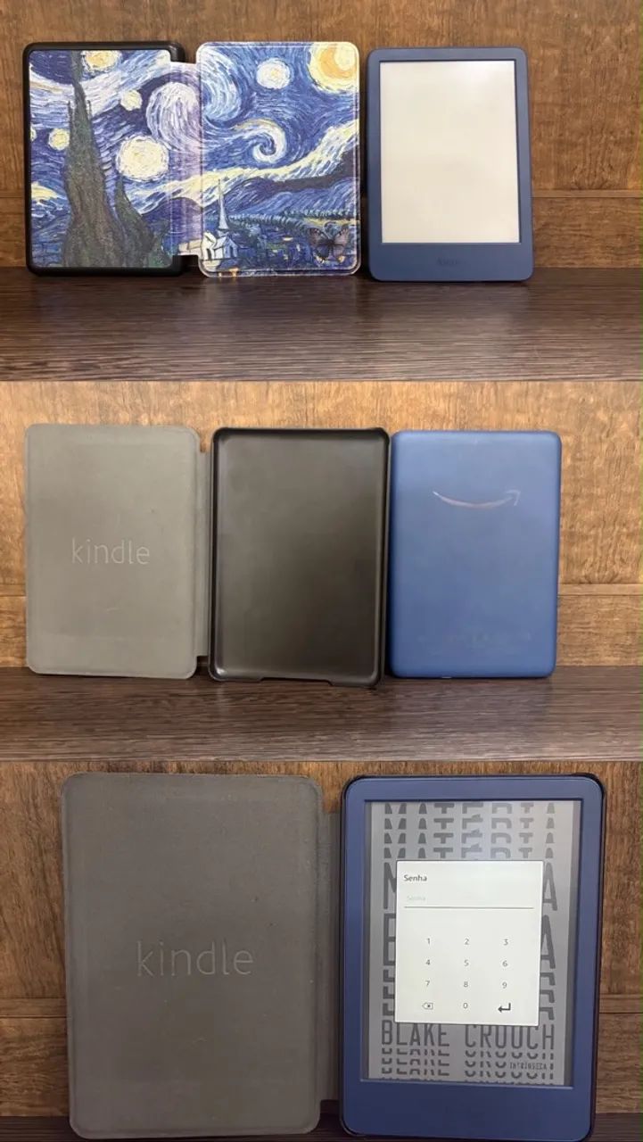 Kindle Azul 16Gb + Capa magnética 